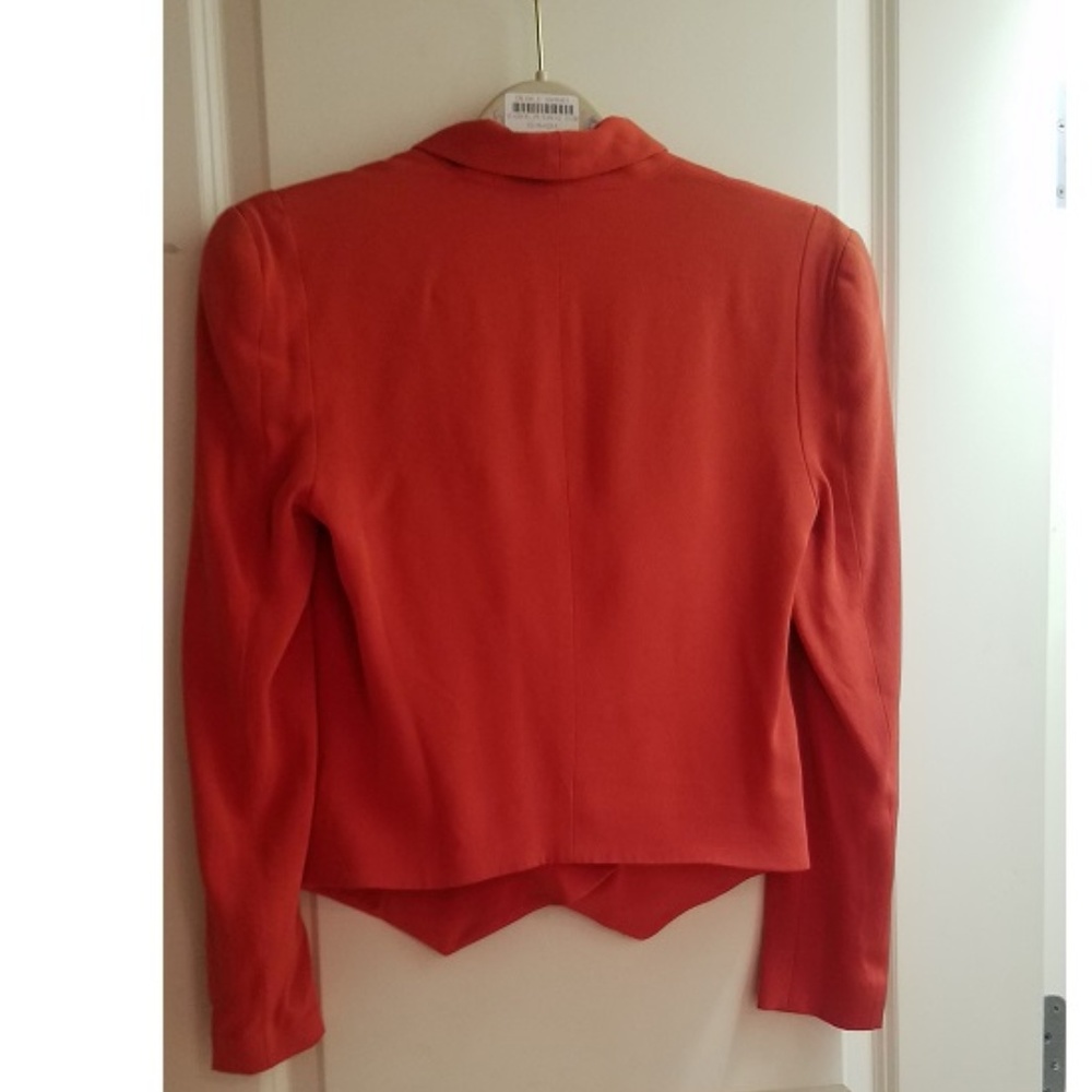 Rebecca Minkoff Becky Pointed Crepe Blazer - Picture 5 of 7